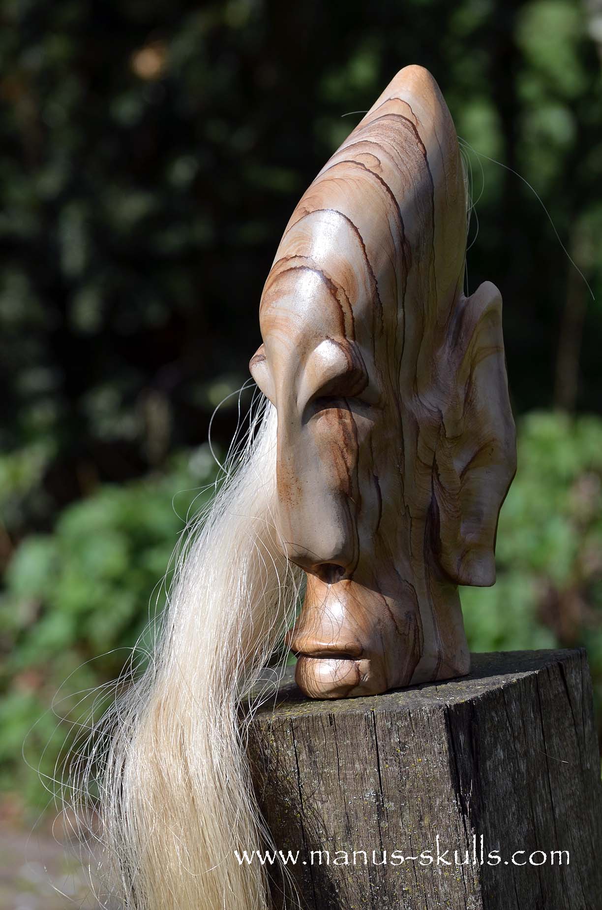 Landscape Jasper Tribal Statue #006