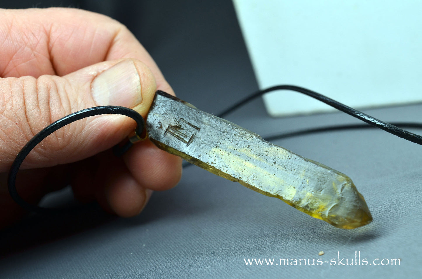 Smokey Quartz Tribal Pendant