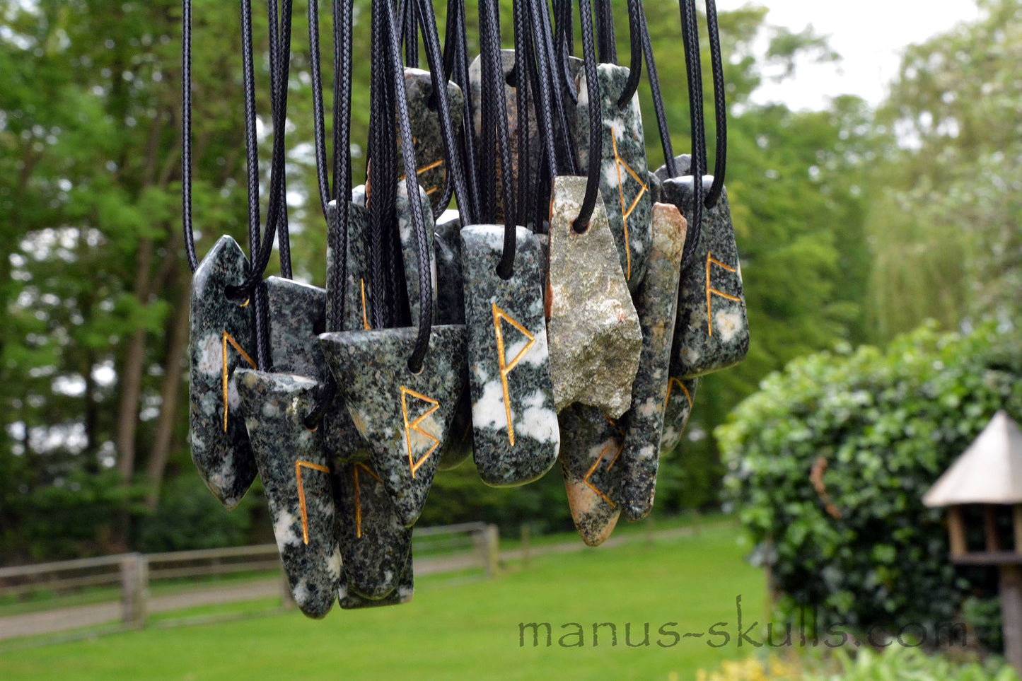 Preseli Bluestone rune pendant NAUTHIZ
