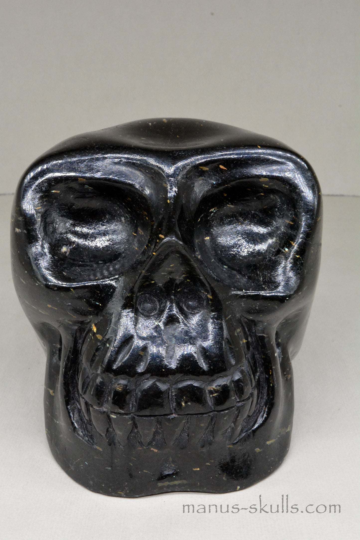 Huge Nuummite Skull ....