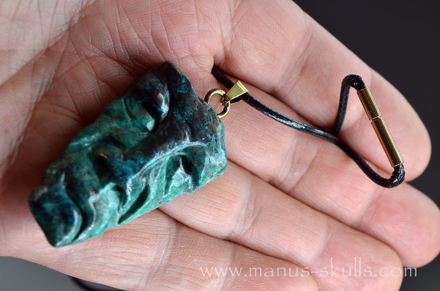Chrysocolla Tribal Pendant