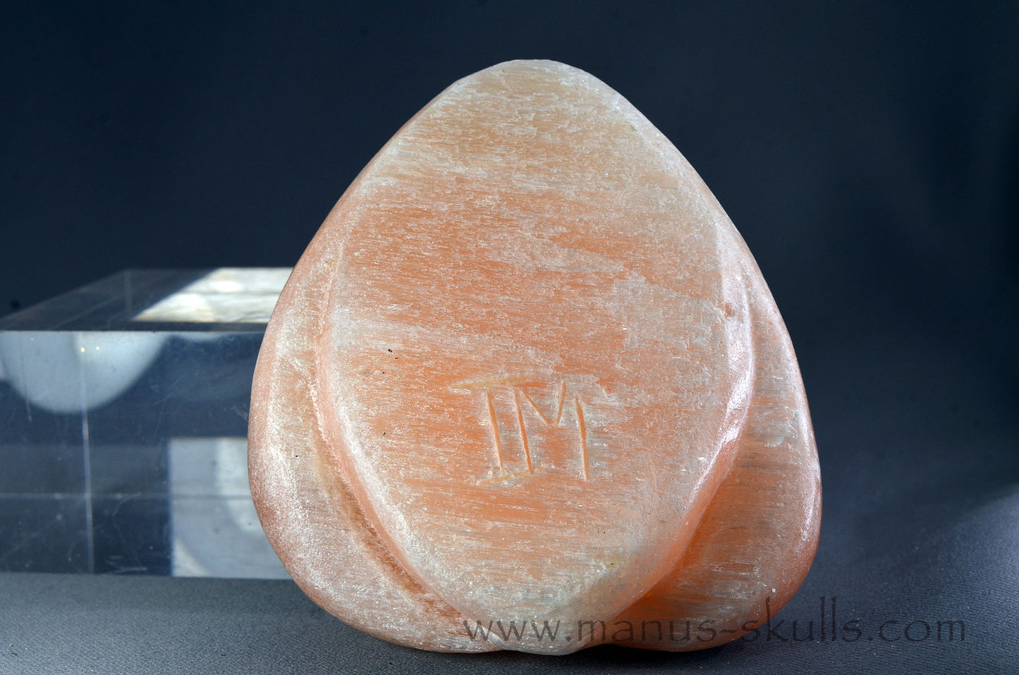 Peach Selenite Dragolian