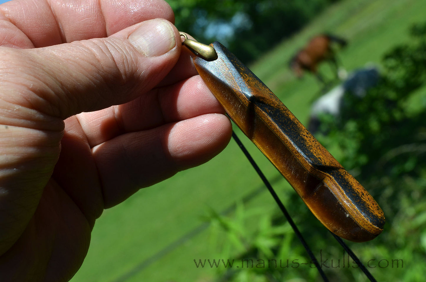 Tiger Eye Tribal Pendant (#47)