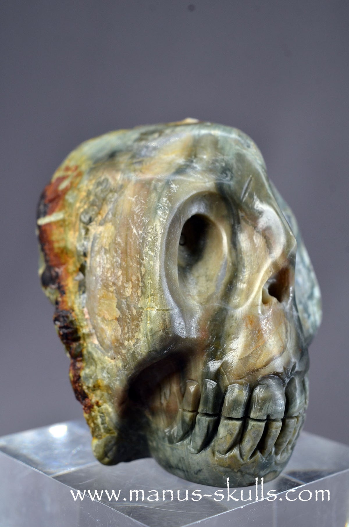 Manus skulls Evolians Dragolians unique Crystal Carvings handmade skulls dragons pendants preseli bluestone tribals spiritual meaning wand Unicorn .. lierbach agate lithophyse , thunderegg