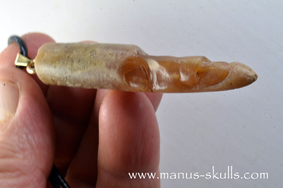 Belemnite Fossiel Tribal Pendant (#13)