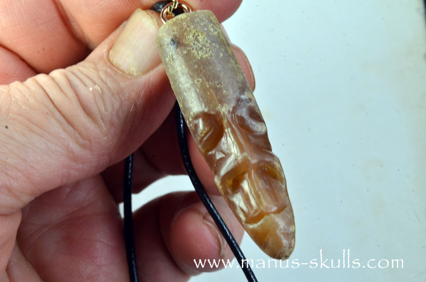 Belemnite Fossiel Tribal Pendant (#02)