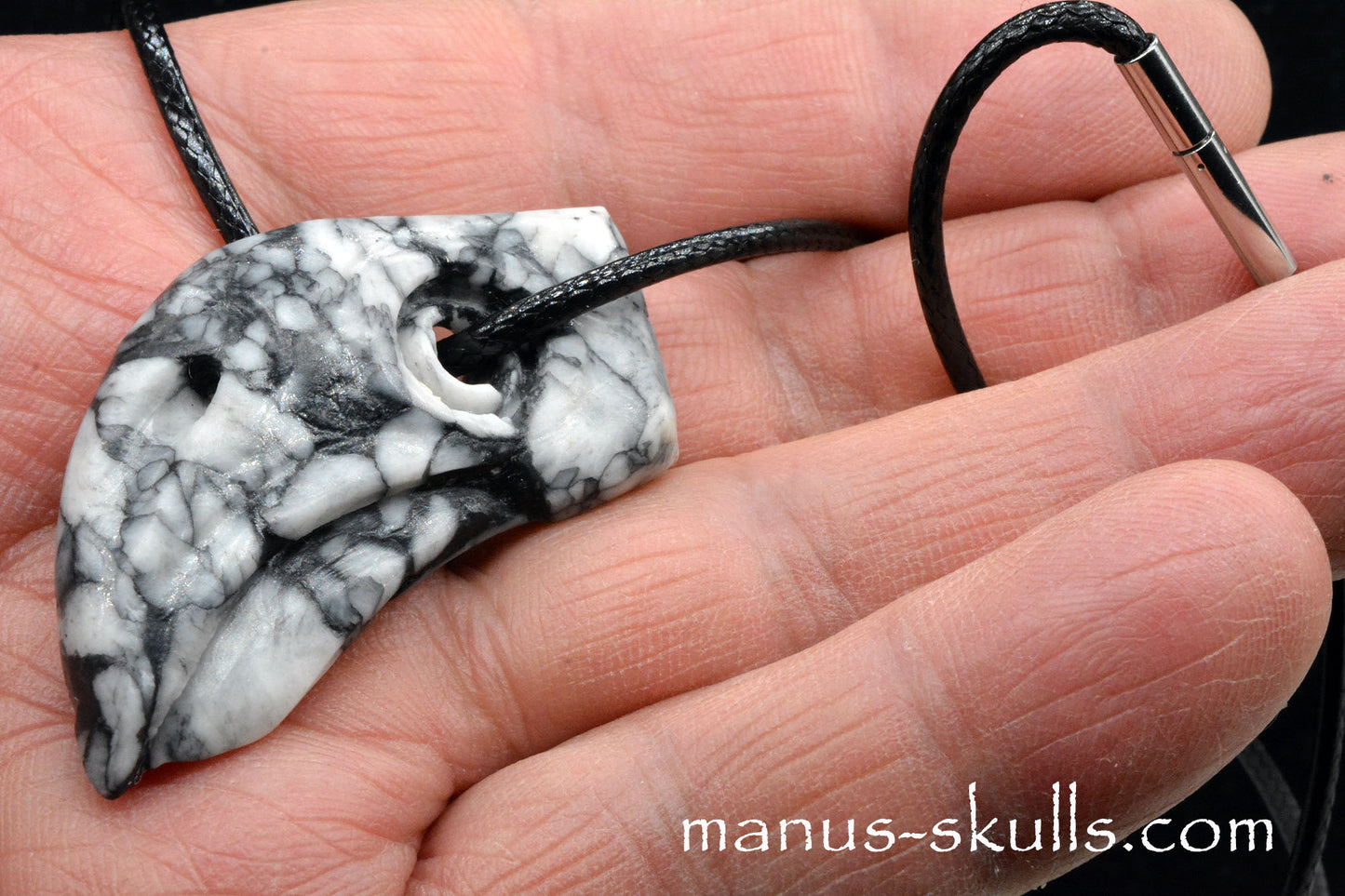 Pinolith Bird Skull Pendant