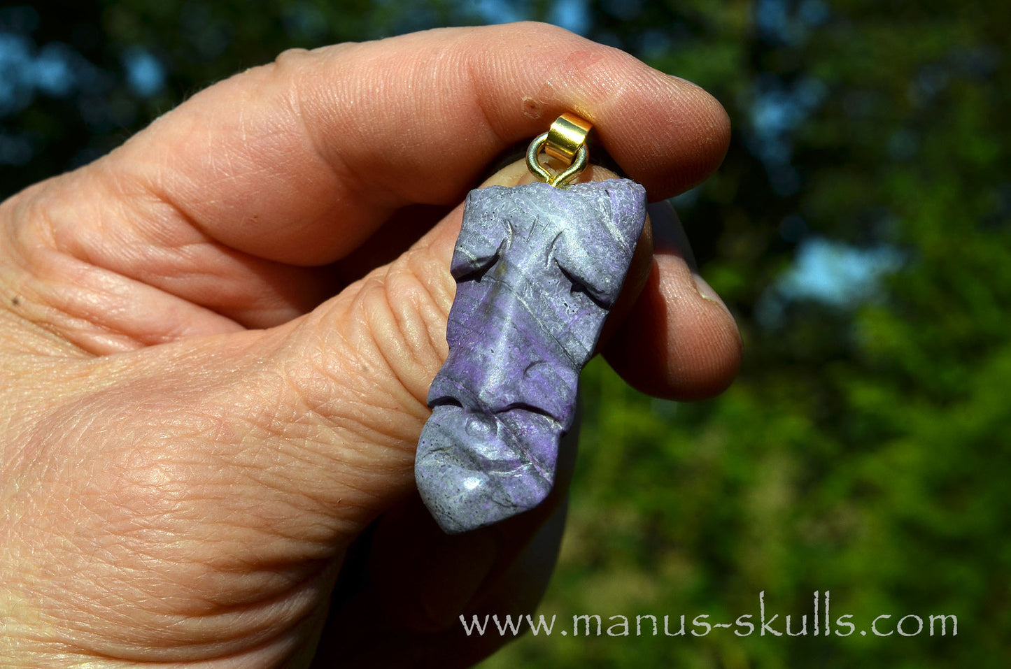 Sugilite Tribal Pendant