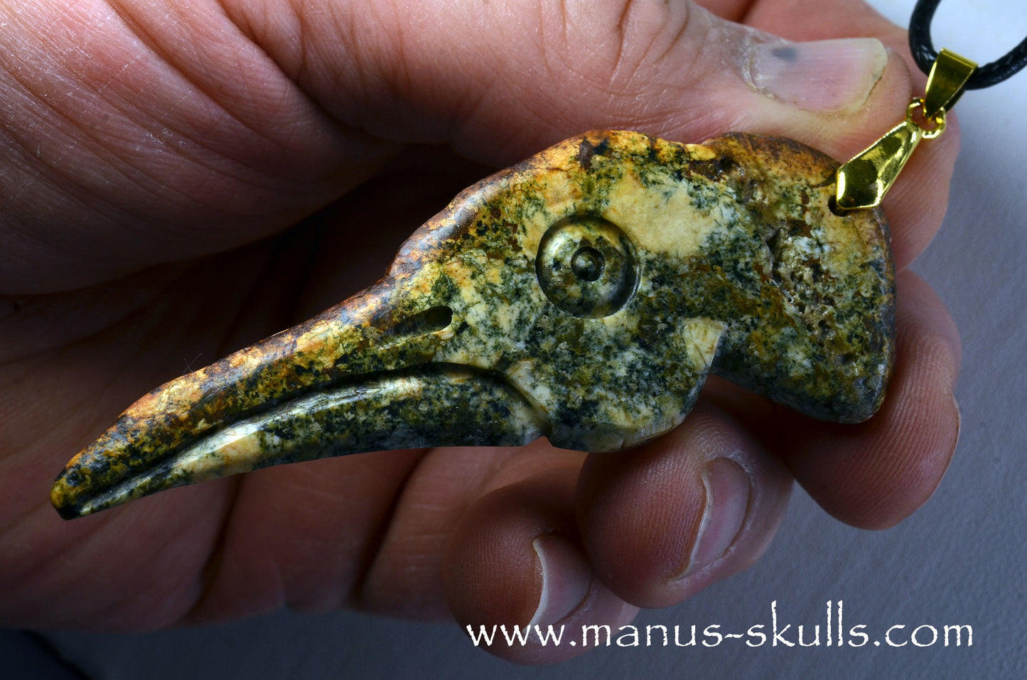 Bird Skull Pendant (#26)