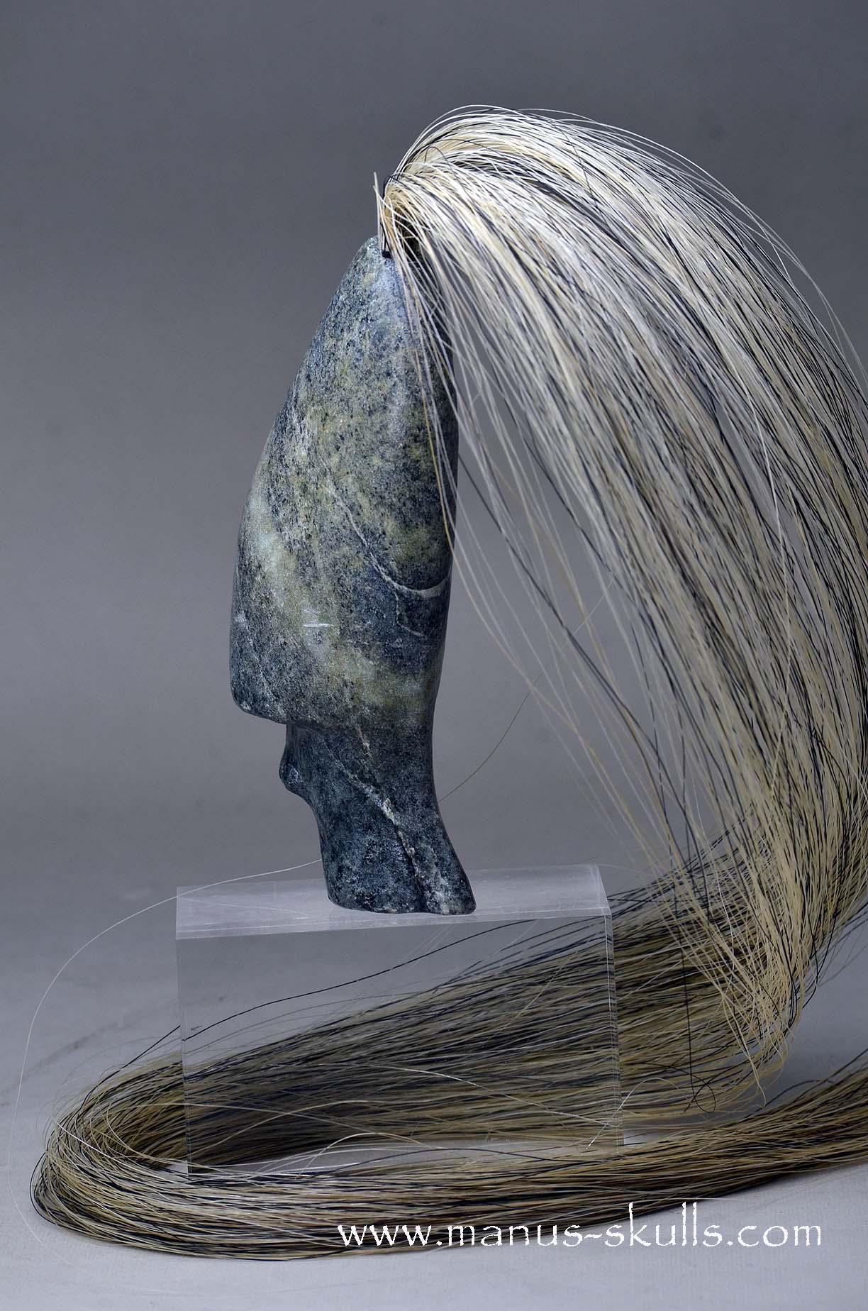 Steatite Tribal Skull #034