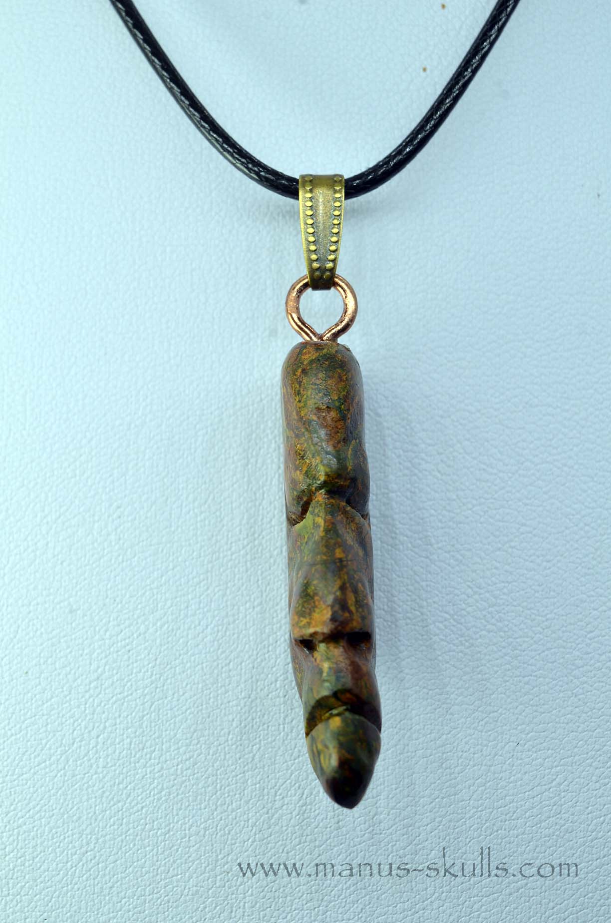 Manus skulls unique Crystal Carvings handmade skulls dragons pendants preseli bluestone tribals spiritual meaning wand Unicorn .. yellow moss agate