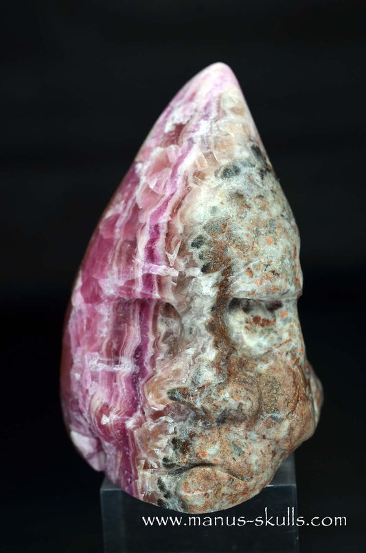 Manus skulls unique Crystal Carvings handmade skulls dragons pendants preseli bluestone tribals spiritual meaning wand Unicorn ..  cobalto calcite