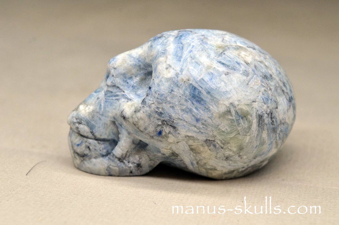 Kyanite Skull