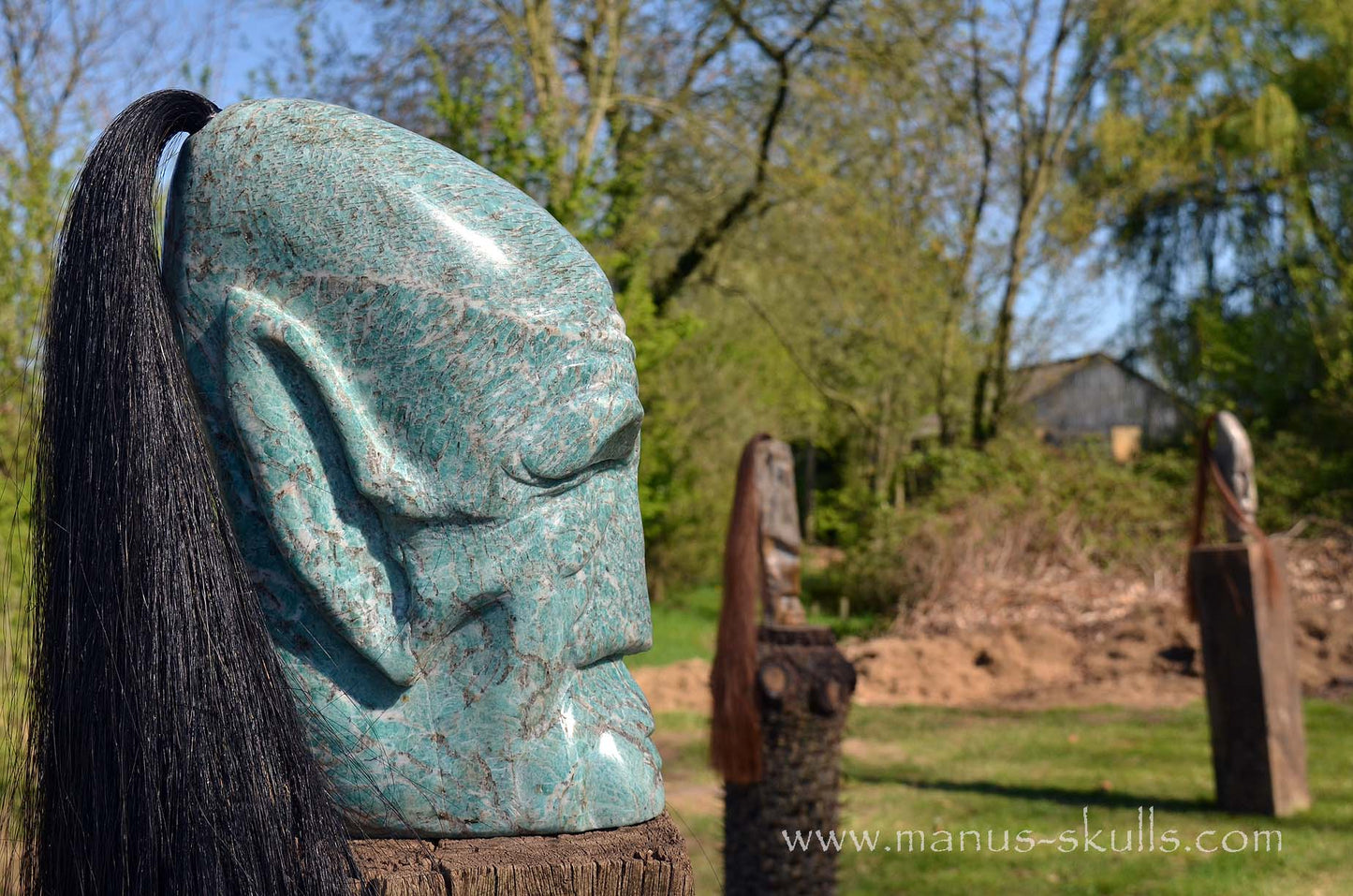 Large Amazonite Tribal Statue #003