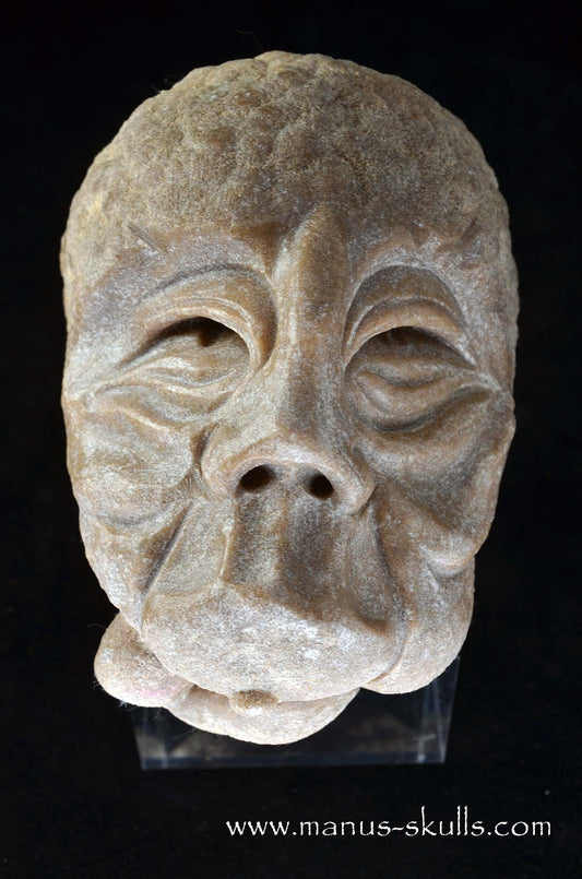 Manus skulls unique Crystal Carvings handmade skulls dragons pendants preseli bluestone tribals spiritual meaning wand Unicorn ..  stromatolite oncolite