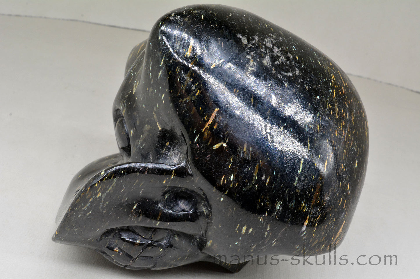 Huge Nuummite Skull ....