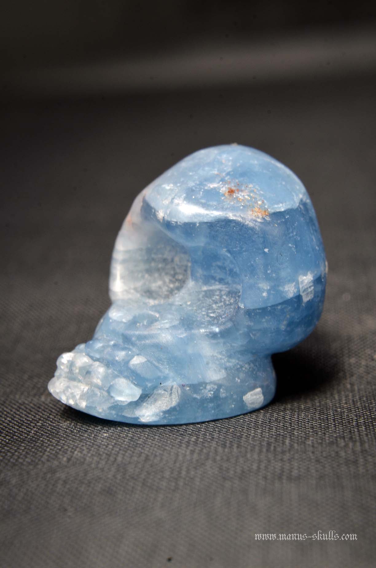 Manus skulls unique Crystal Carvings handmade skulls dragons pendants preseli bluestone tribals spiritual meaning wand Unicorn .. Blue Sapphire