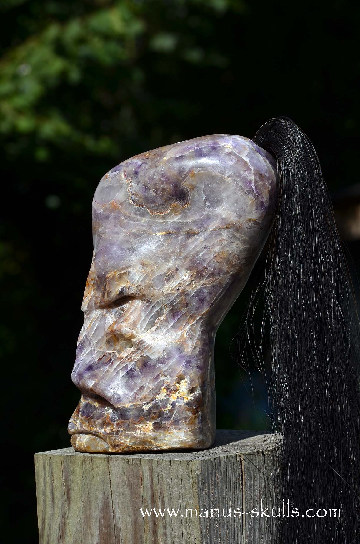 Amethyst Tribal Skull #64