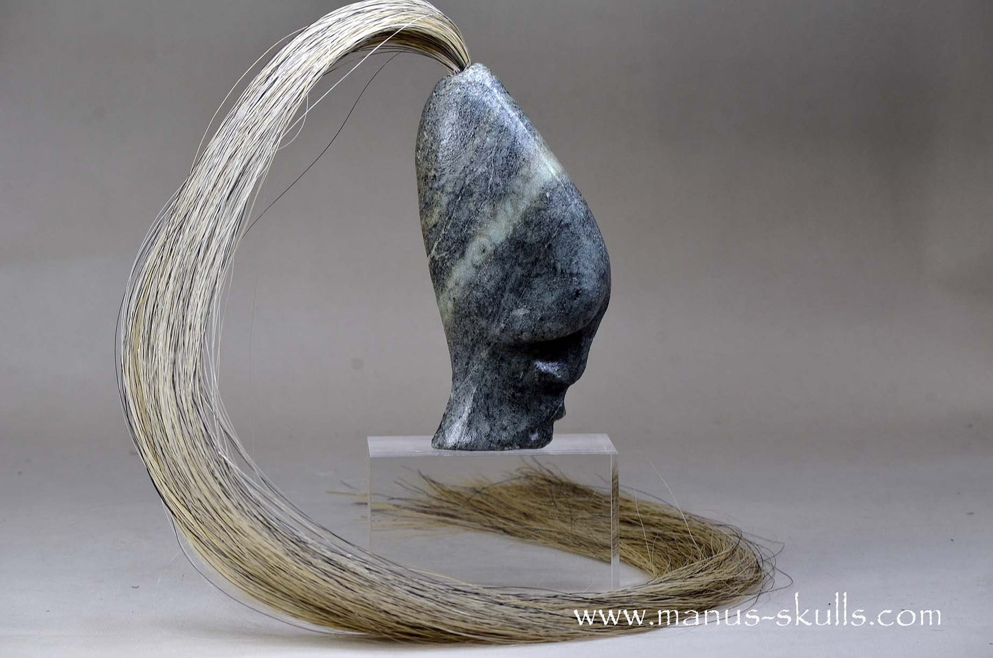 Steatite Tribal Skull #034