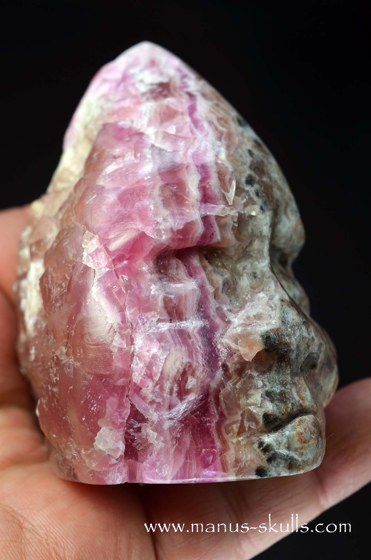 Cobalto Calcite Tribal Skull Face