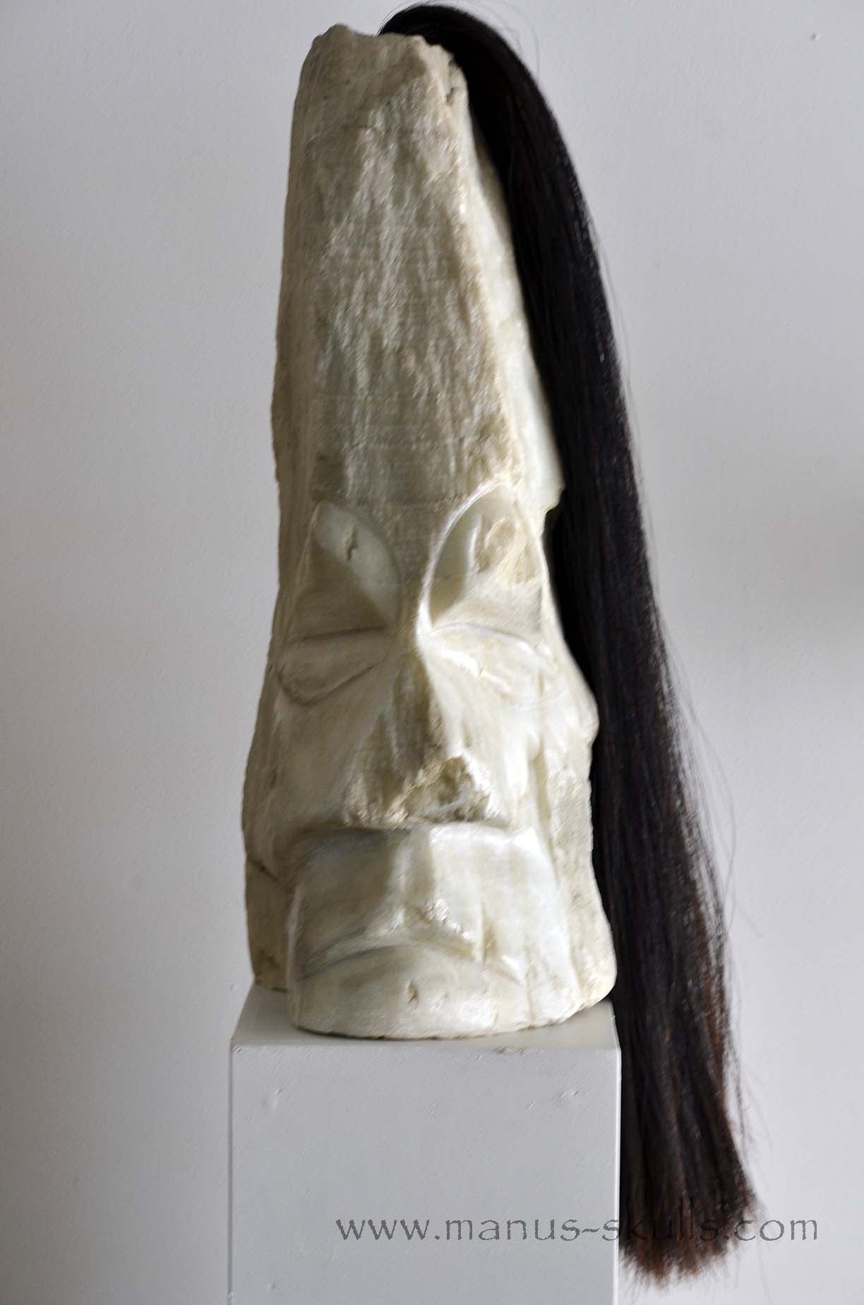 White Onyx Tribal Statue #002