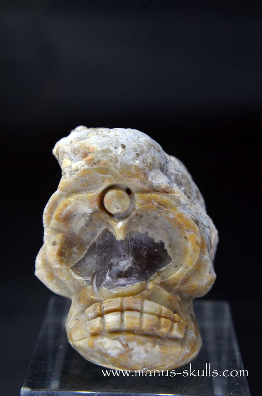 Manus skulls unique Crystal Carvings handmade skulls dragons pendants preseli bluestone tribals spiritual meaning wand Unicorn .. TNT bed   Lithophyse   Thunderegg