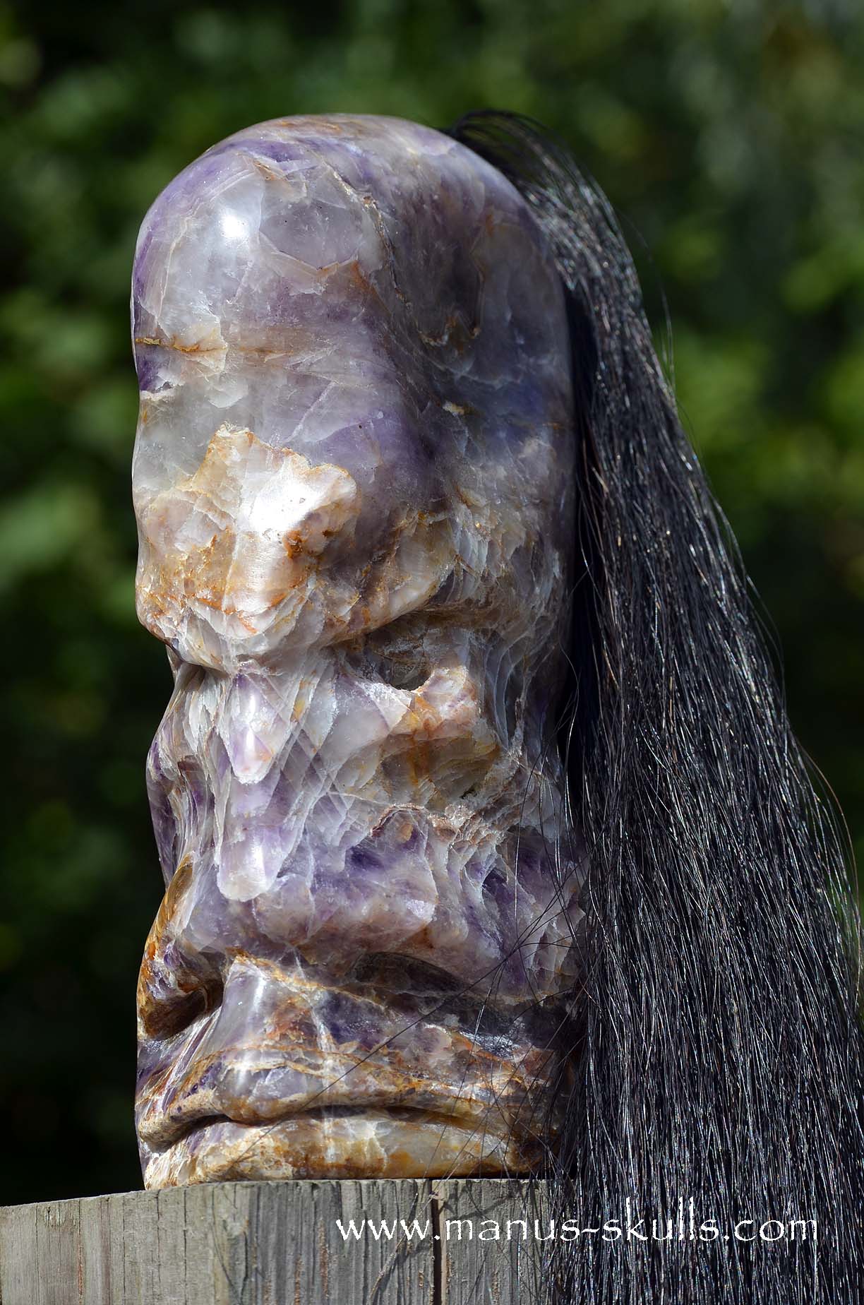 Amethyst Tribal Skull #64