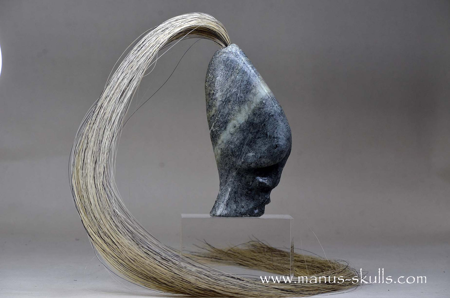 Steatite Tribal Skull #034