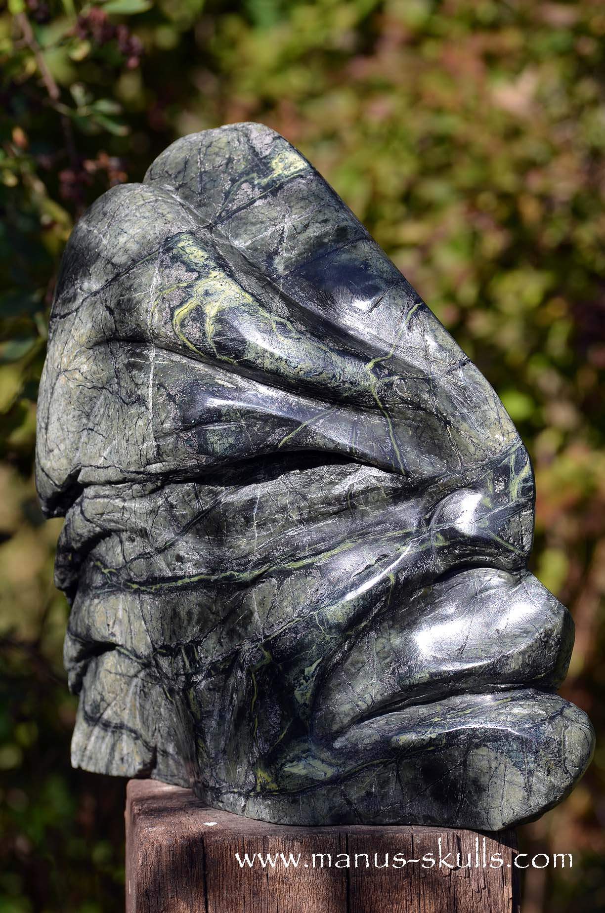 Manus skulls unique Crystal Carvings handmade skulls dragons pendants preseli bluestone tribals spiritual meaning wand Unicorn ..  greek serpentine