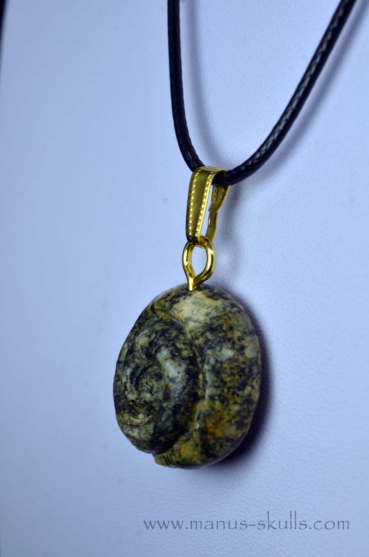 Preseli Bluestone 3-D Spiral Pendant