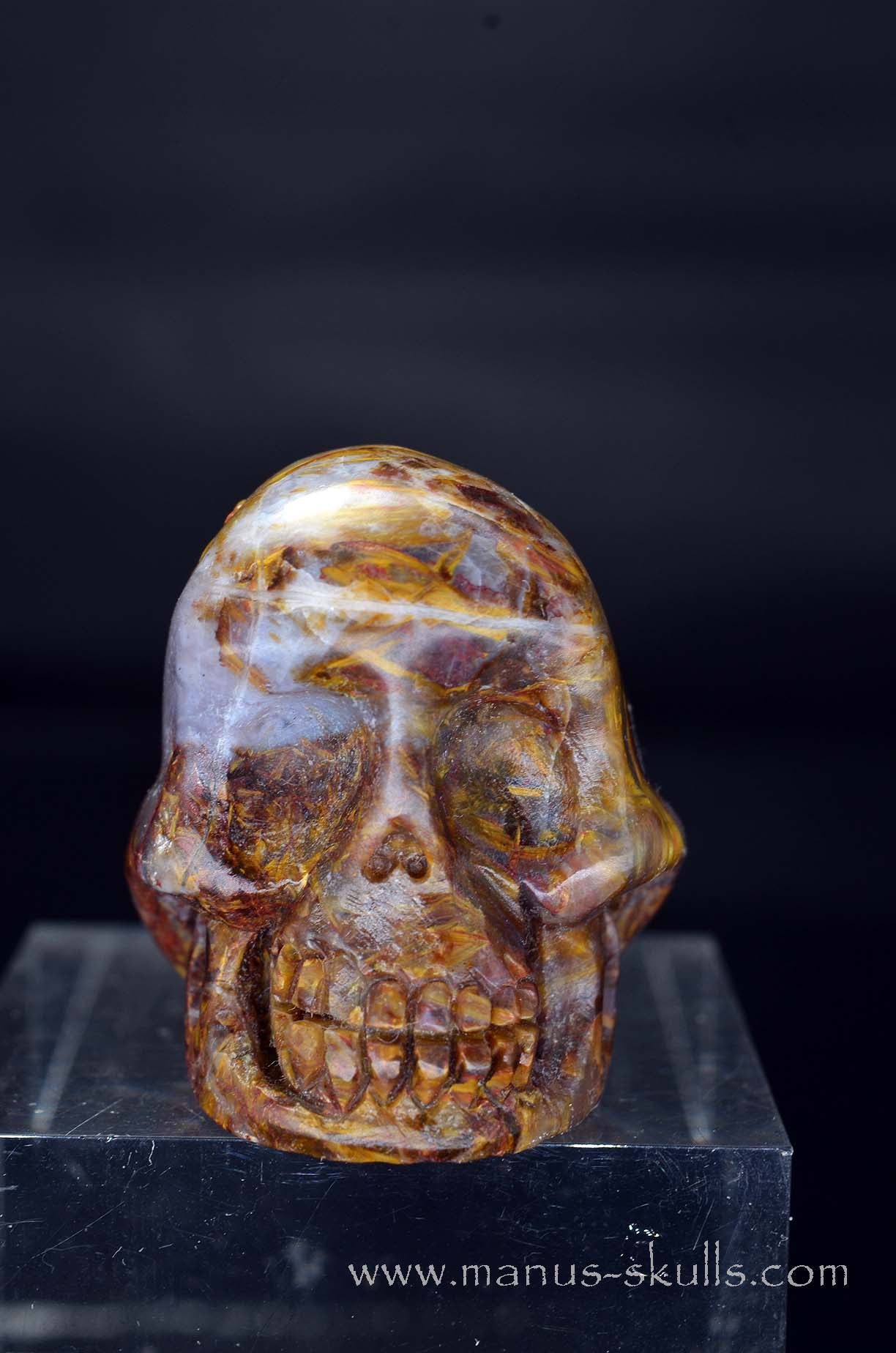 Manus skulls unique Crystal Carvings handmade skulls dragons pendants preseli bluestone tribals spiritual meaning wand Unicorn .. pietersite