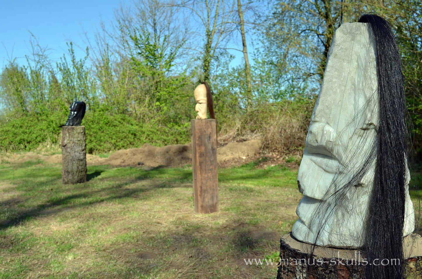 White Onyx Tribal Statue #002