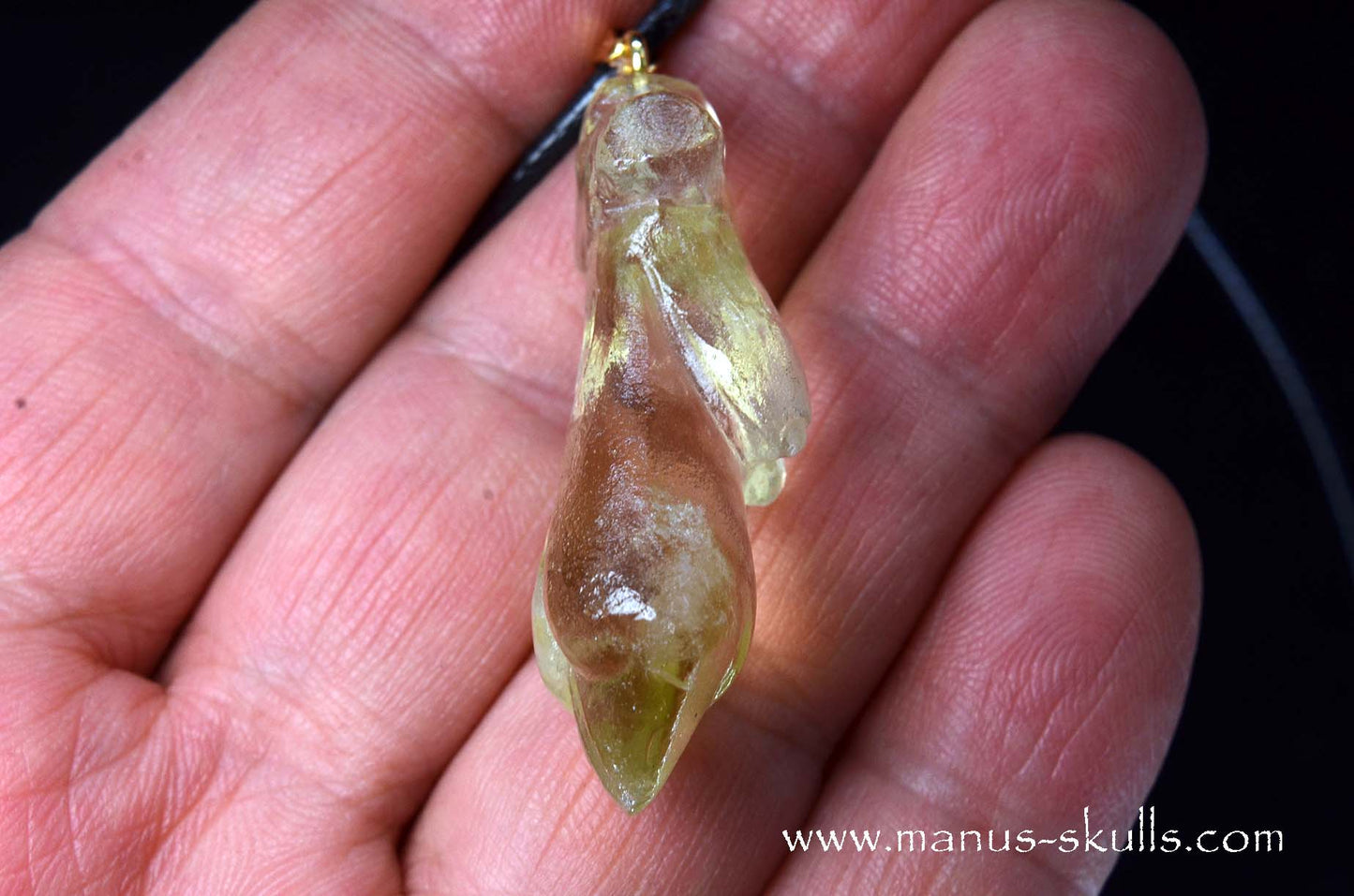 Citrine Gaya Venus Pendant