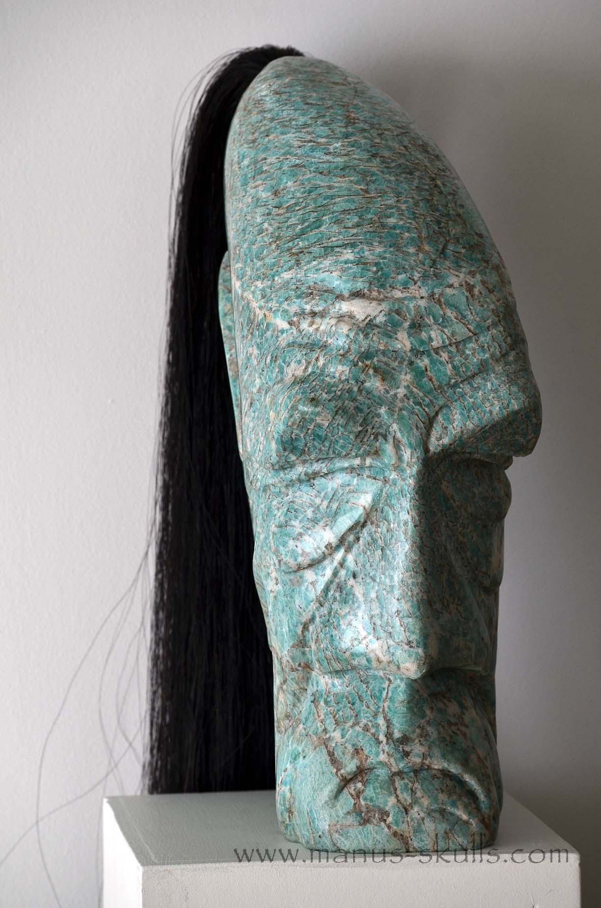 Large Amazonite Tribal Statue #003
