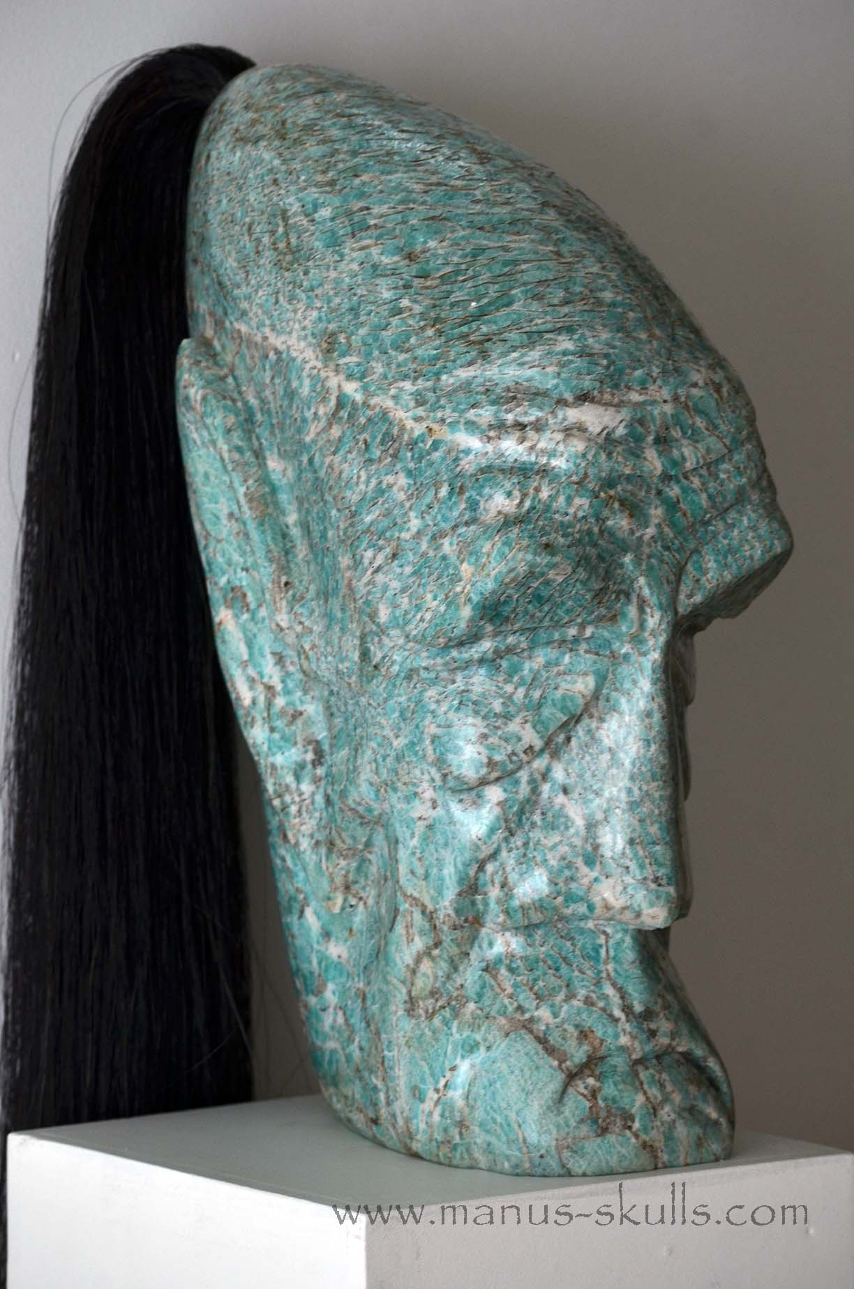 Large Amazonite Tribal Statue #003