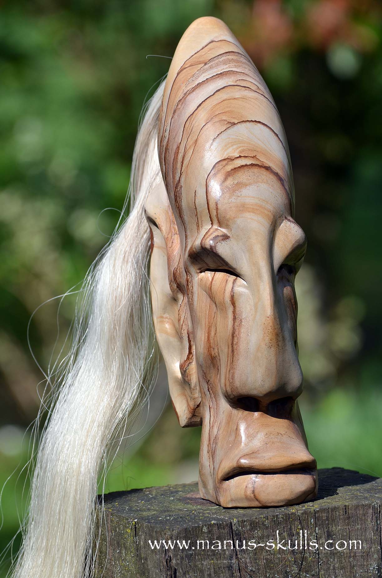 Landscape Jasper Tribal Statue #006