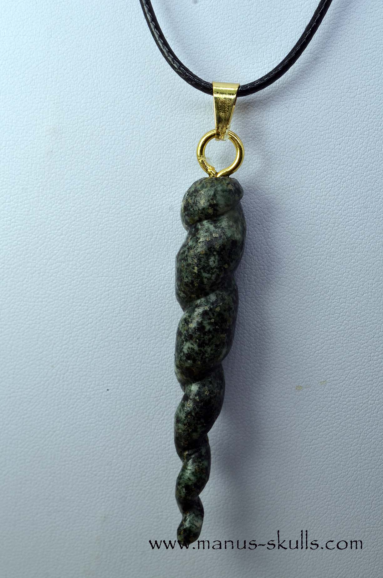 PRESELI BLUESTONE Unicorn Horn Pendulum Pendant