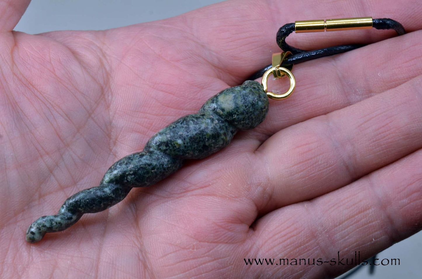 PRESELI BLUESTONE Unicorn Horn Pendulum Pendant