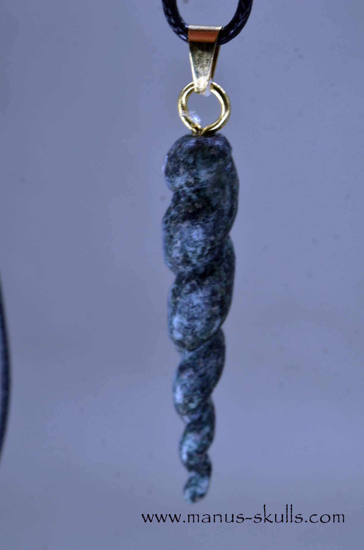 PRESELI BLUESTONE Unicorn Horn Pendulum Pendant