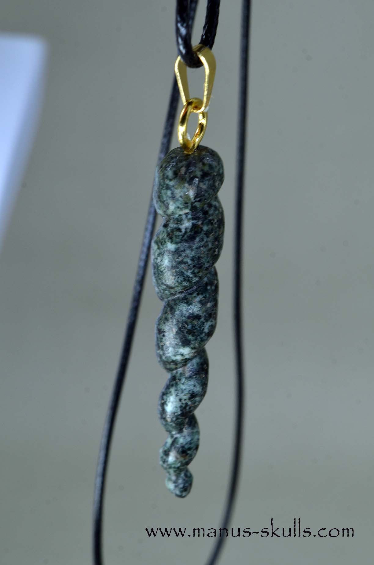 PRESELI BLUESTONE Unicorn Horn Pendulum Pendant