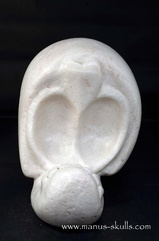 Manus skulls unique Crystal Carvings handmade skulls dragons pendants preseli bluestone tribals spiritual meaning wand Unicorn .. white steatite