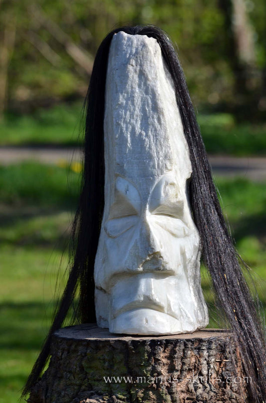 White Onyx Tribal Statue #002