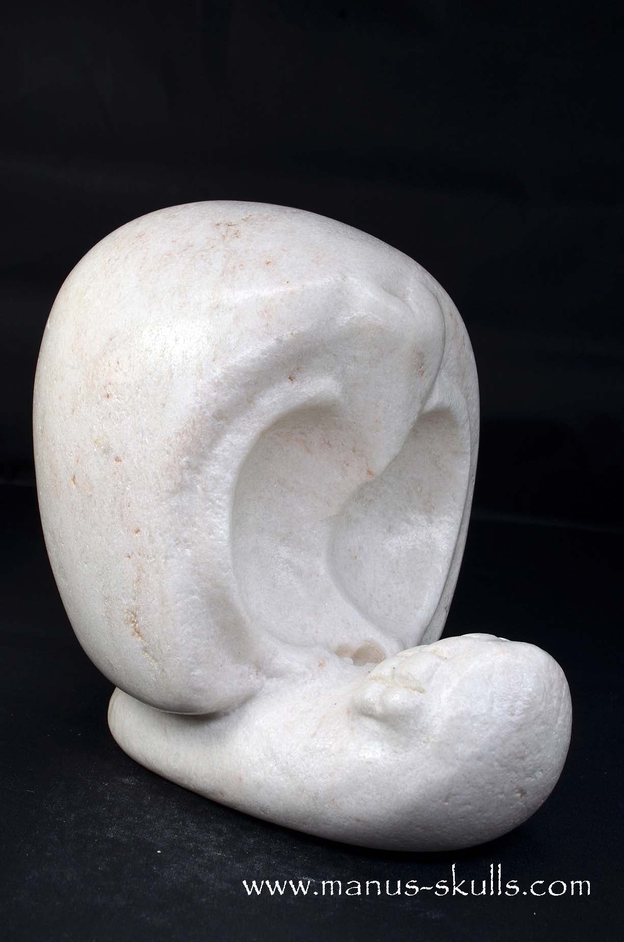 Manus skulls unique Crystal Carvings handmade skulls dragons pendants preseli bluestone tribals spiritual meaning wand Unicorn .. white steatite