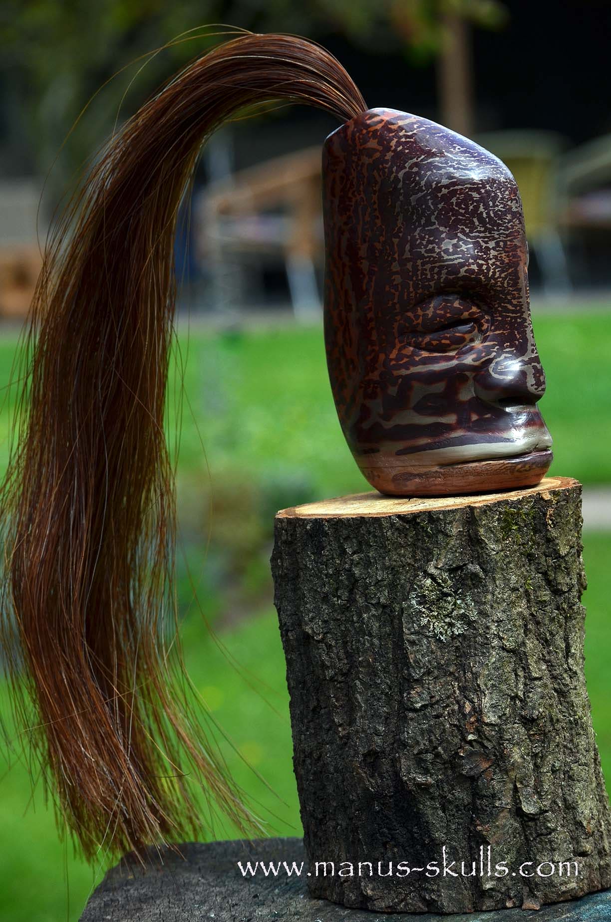 Printstone Tribal Skull