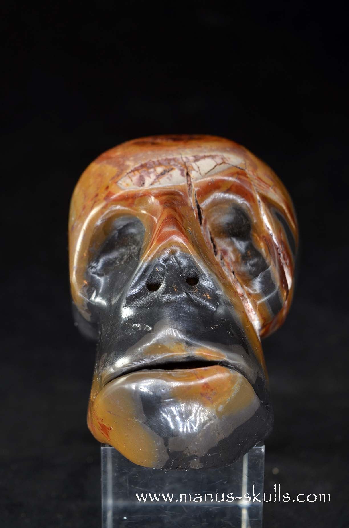 Manus skulls unique Crystal Carvings handmade skulls dragons pendants preseli bluestone tribals spiritual meaning wand Unicorn ..  rainbow jasper