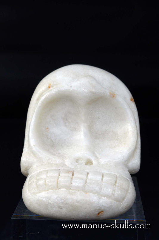 Manus skulls unique Crystal Carvings handmade skulls dragons pendants preseli bluestone tribals spiritual meaning wand Unicorn .. white steatite