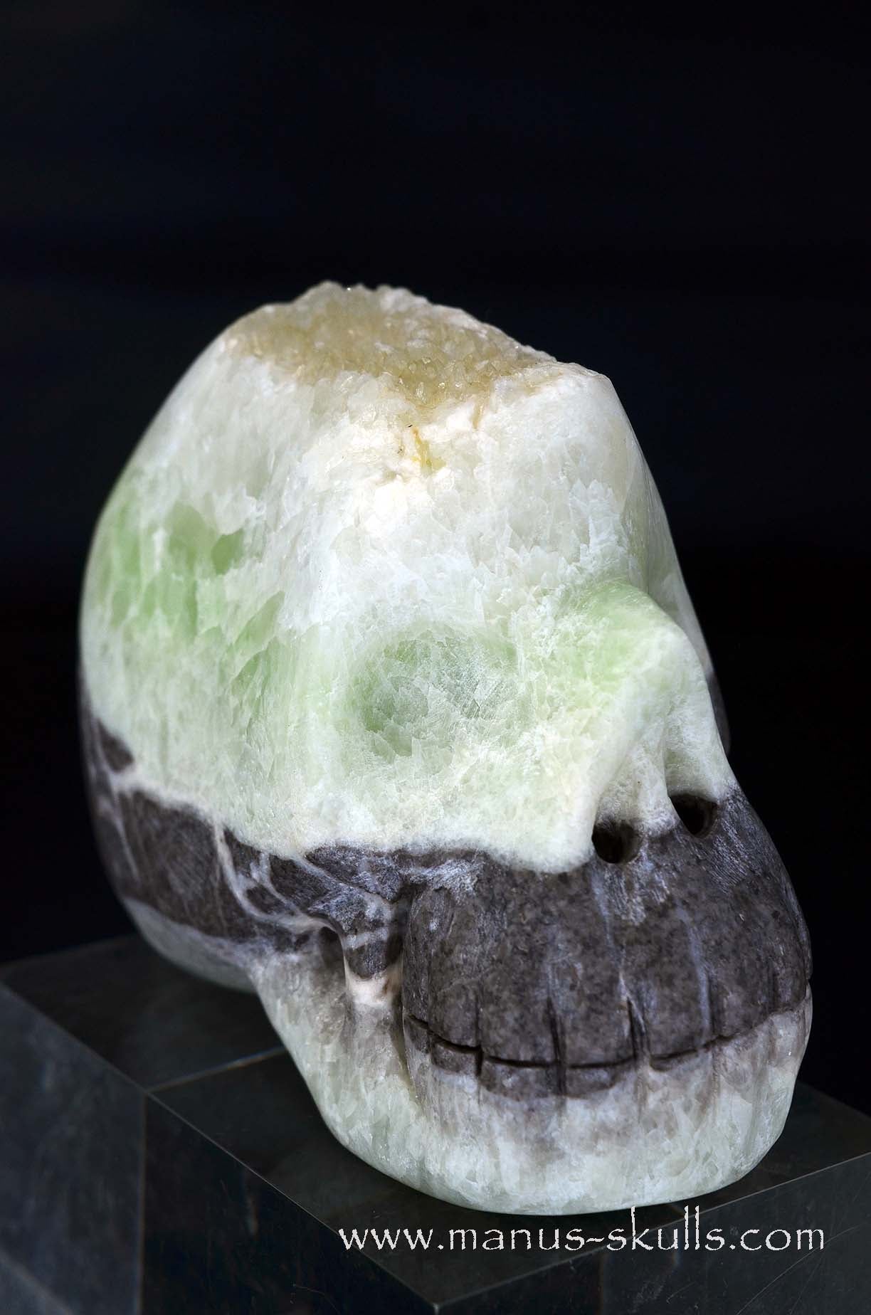 Visokalcite Skull (7 Minerals from Pyramids of Bosnia-Herzegovina)