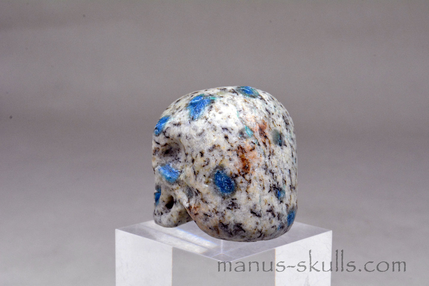 K2 Jasper / Azurite Granite SKULL