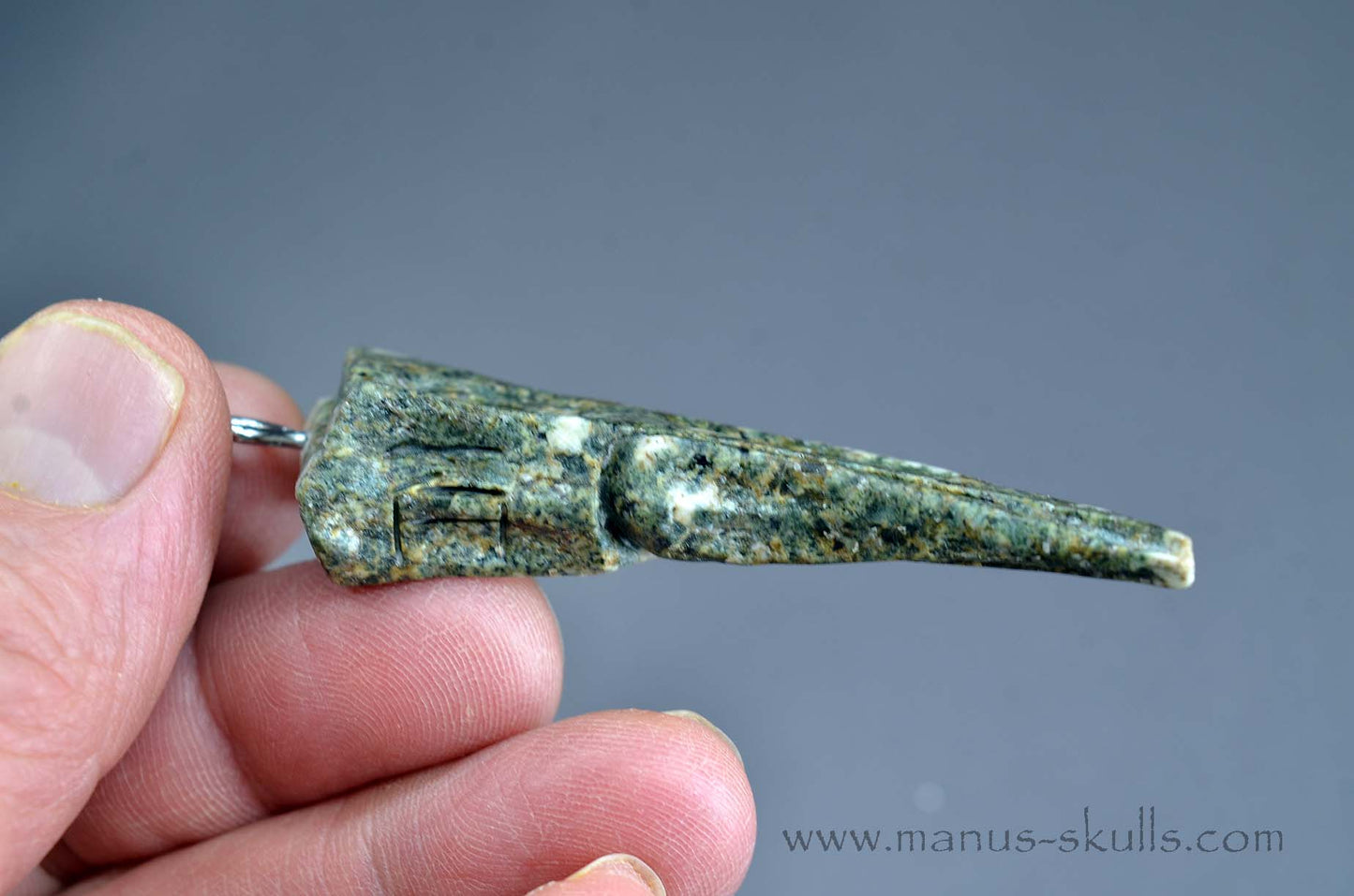 Preseli Bluestone Bird Skull Pendant (#06)
