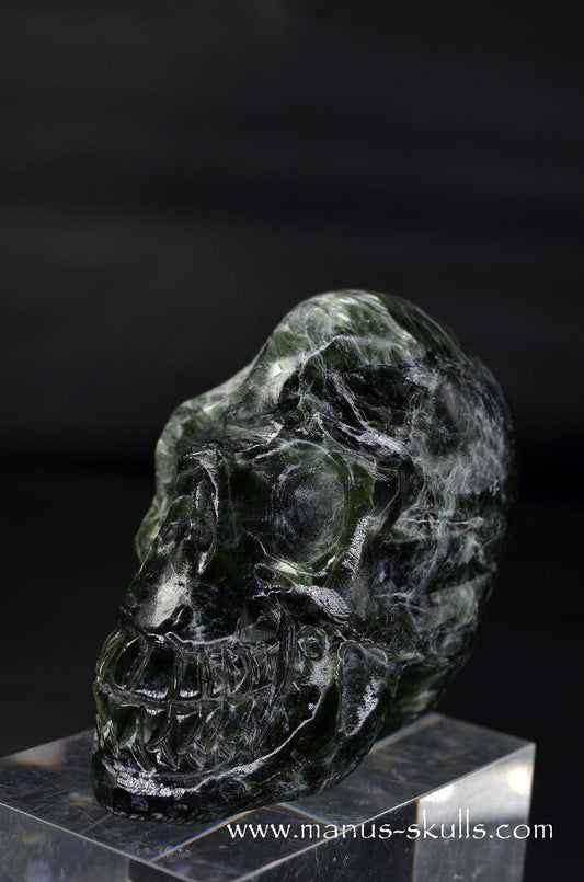 Manus skulls unique Crystal Carvings handmade skulls dragons pendants preseli bluestone tribals spiritual meaning wand Unicorn .. seraphinite